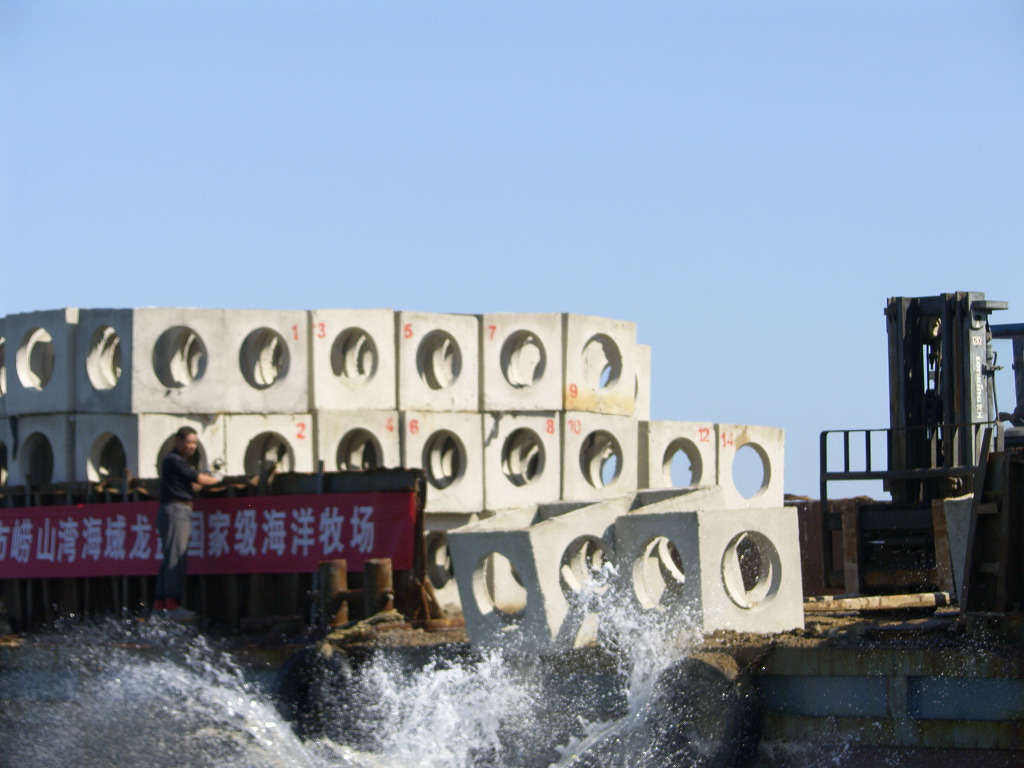 海洋牧場投礁建設(shè).jpg